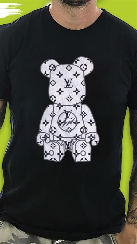 lv teddy bear shirt|louis vuitton bear shirt.